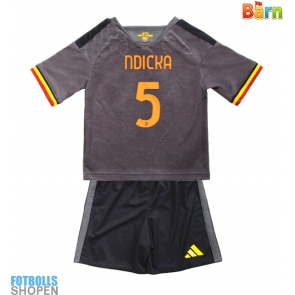 Billiga AS Roma Evan Ndicka #5 Tredjeställ Barn 2026-27 Kortärmad (+ Korta byxor)